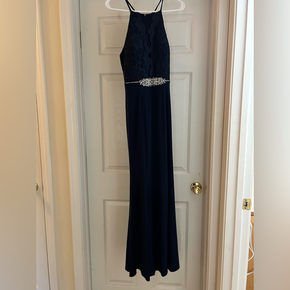 Navy Blue Formal Dress